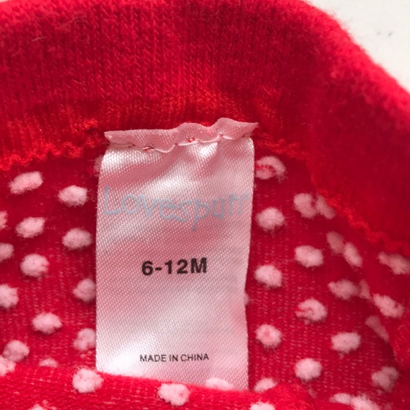 5/$25 LOVESPUN Tights with Dots and Frills - Picture 3 of 4